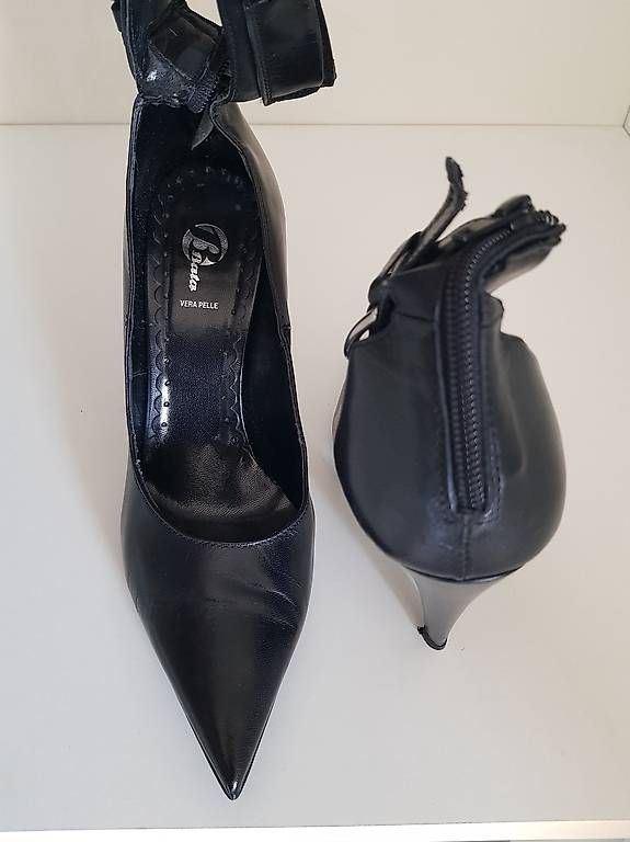 Damenschuhe: Highheels Leder schwarz mit Schnalle Gr. 41 – Gebraucht aus Rümlang von ButterflyValve 2