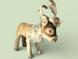 Steiff Vintage Rentier Plüschtier – Original