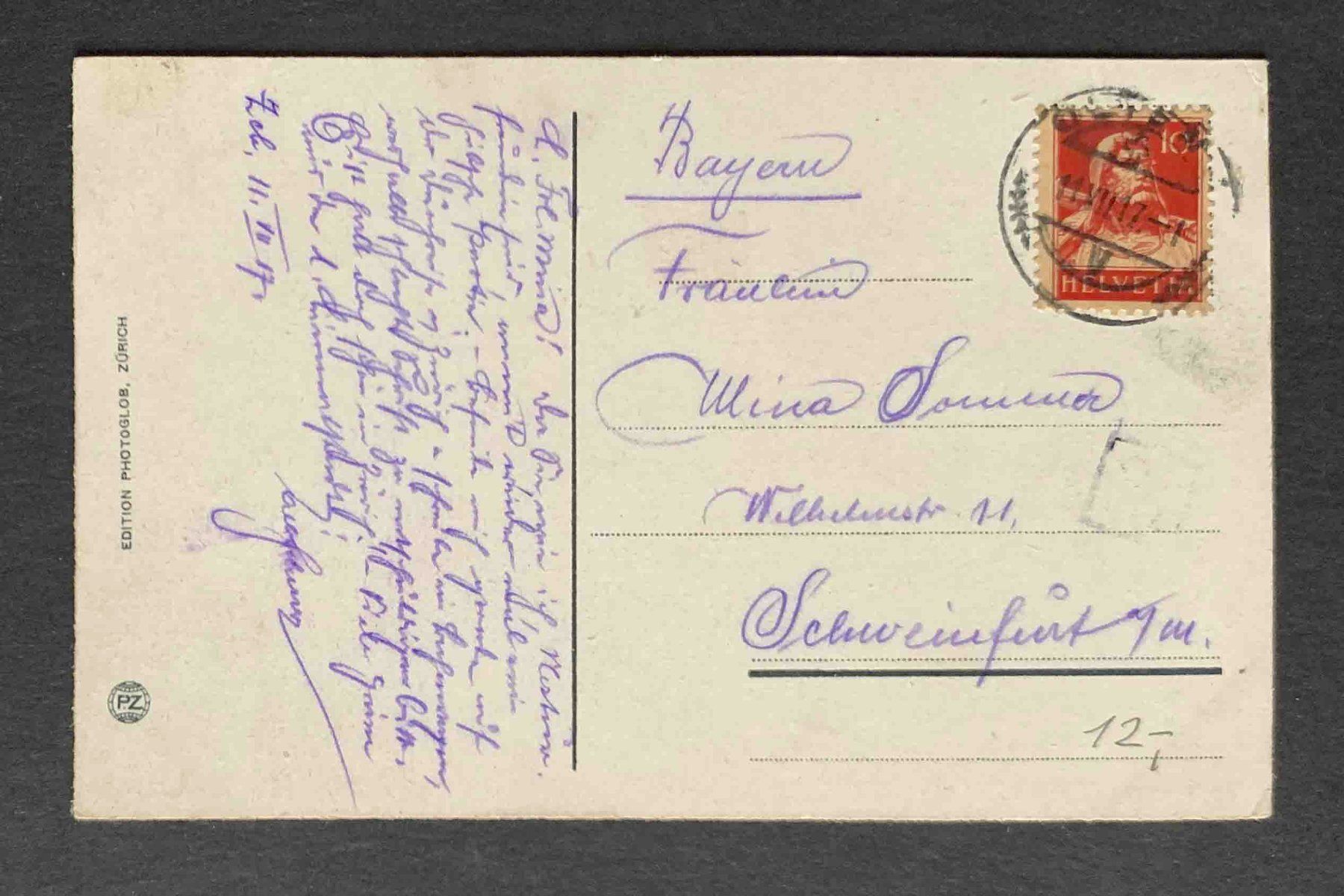 Cartoline postali: AK Zürich Hardturm – Usato da Goldau venduto da artelier1 1