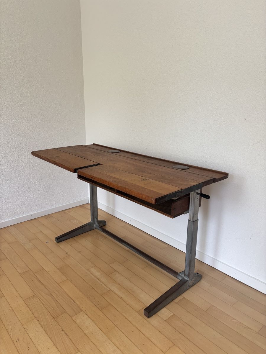 Schreibtische: Vintage Schulpult Embru – Gebraucht aus Winterthur von natnat79 6