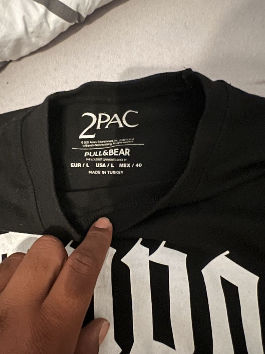 T-shirt: 2Pac T-Shirt schwarz Grösse L  – Usato da Rüti ZH venduto da Mjohnny7 1