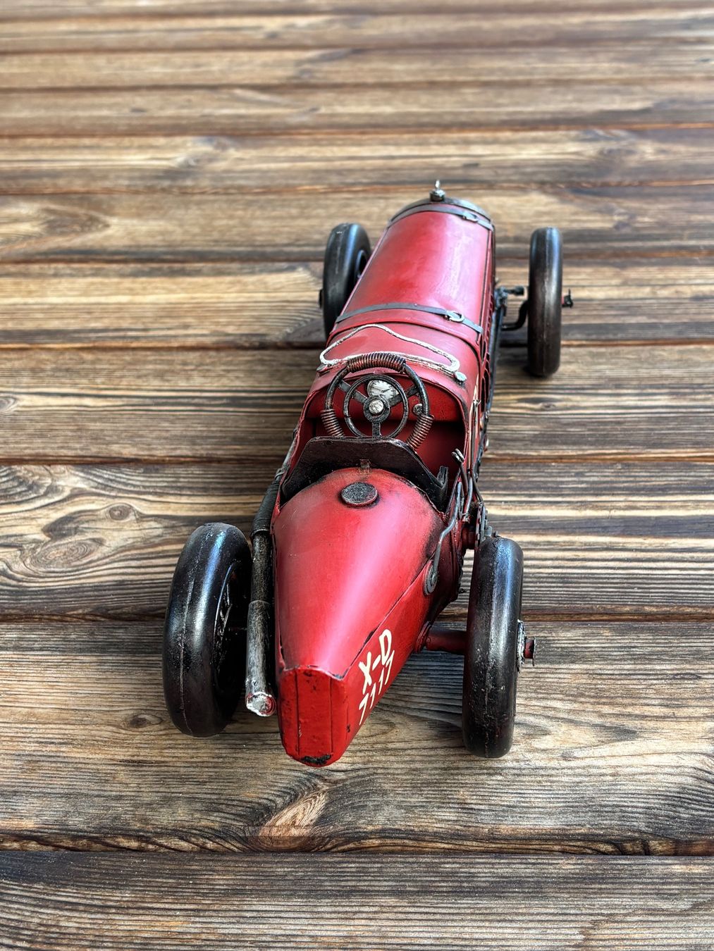 Fiat Modellini d'auto: Deko Fiat Oldtimer-Rennauto – Usato da Lüchingen venduto da Eeizo 2