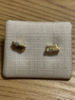 Boucles d’oreilles en or 18 carats avec diamant