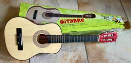 Klasische Holzgitarre, stimmbar, 75cm lang