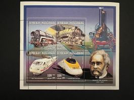 Madagaskar Eisenbahn 1996 Block  **  Luxus   (B765)