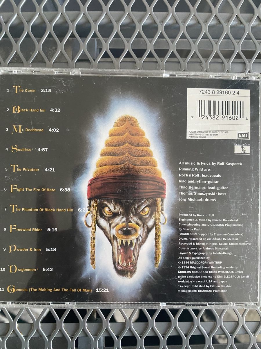 CDs: Running Wild - Black Hand Inn – Gebraucht aus Thayngen von doncorvetto 1