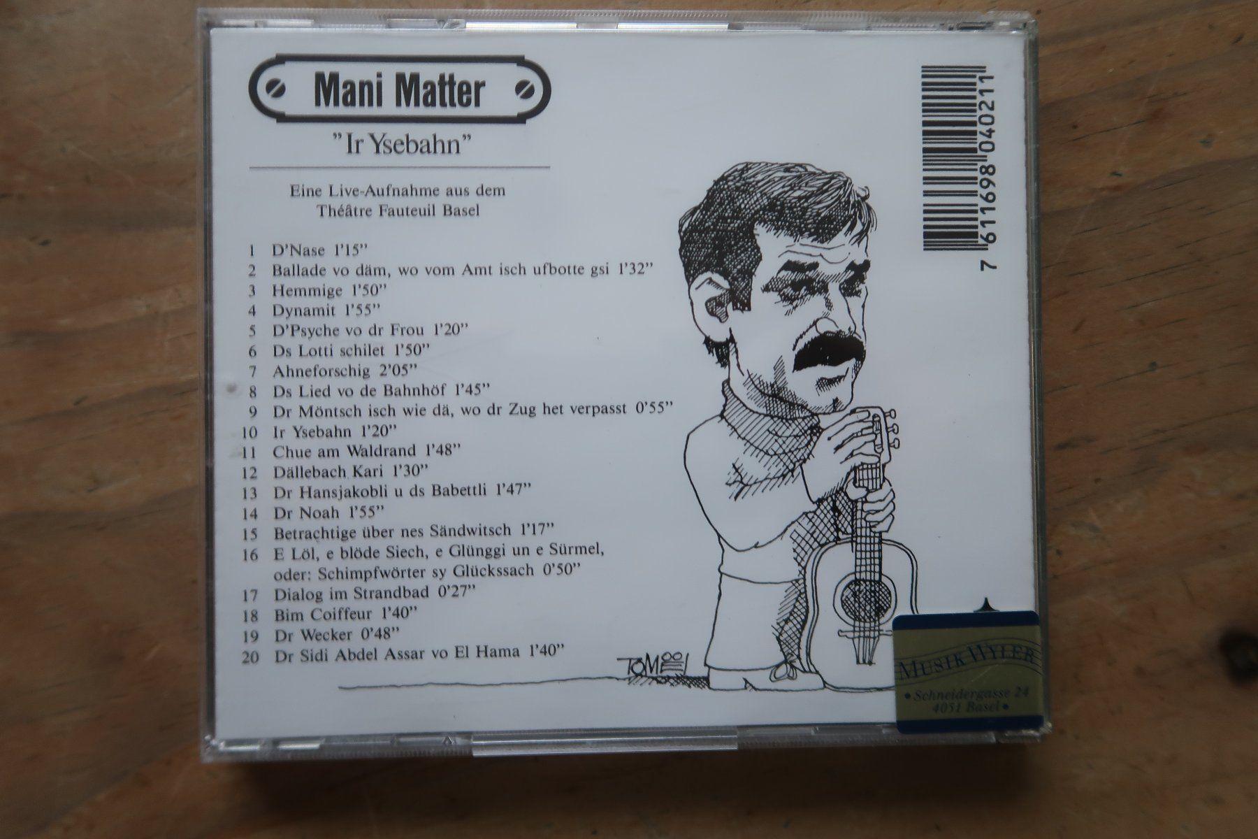 CD: MANI MATTER - IR YSEBAHN - CD – Usato da Basel venduto da Patiscat 1