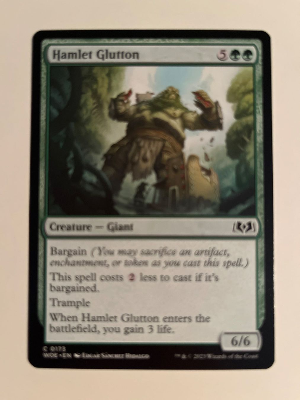 Magic The Gathering Carte collezionabili: 1 x Hamlet Glutton - Magic: The Gathering - MtG – Usato da Kriens venduto da Shadi1980