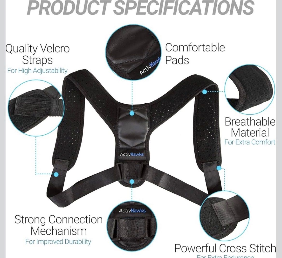 Altro per la cura del corpo: ActivHawks Posture corrector – Nuovo e nell'imballaggio originale da Zug venduto da con_y9gl 3