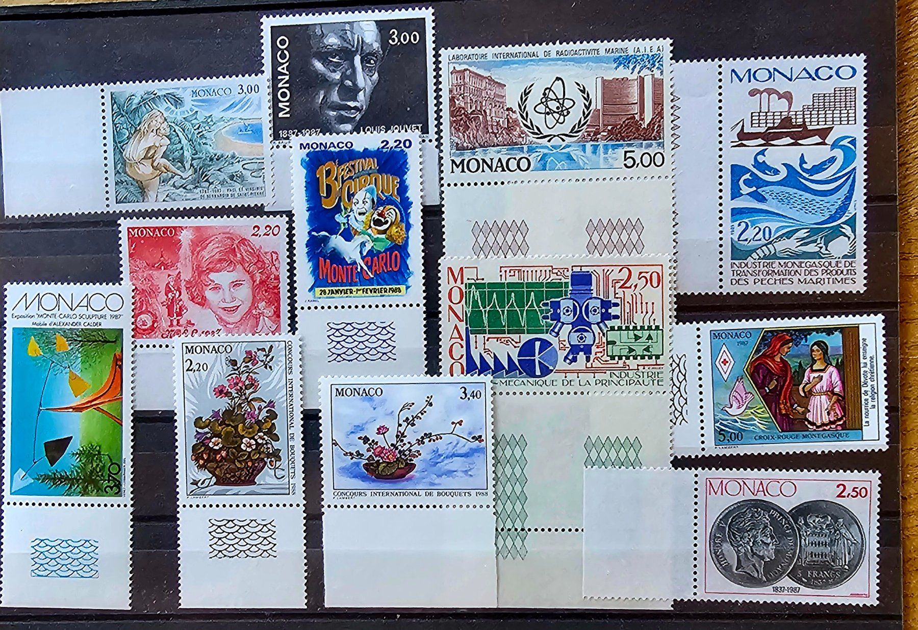 Tutti i francobolli: MONACO timbres neufs ** 1984-88 – Nuovo (secondo la descrizione) da Les Valettes venduto da Nuba1