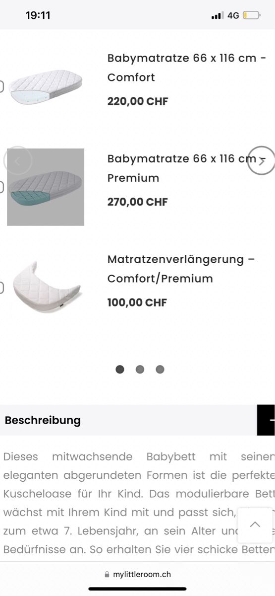 Betten: Leander Baby Junior-bett 0-7 Jahre – Gebraucht aus Zürich von Ausmisten2018 3