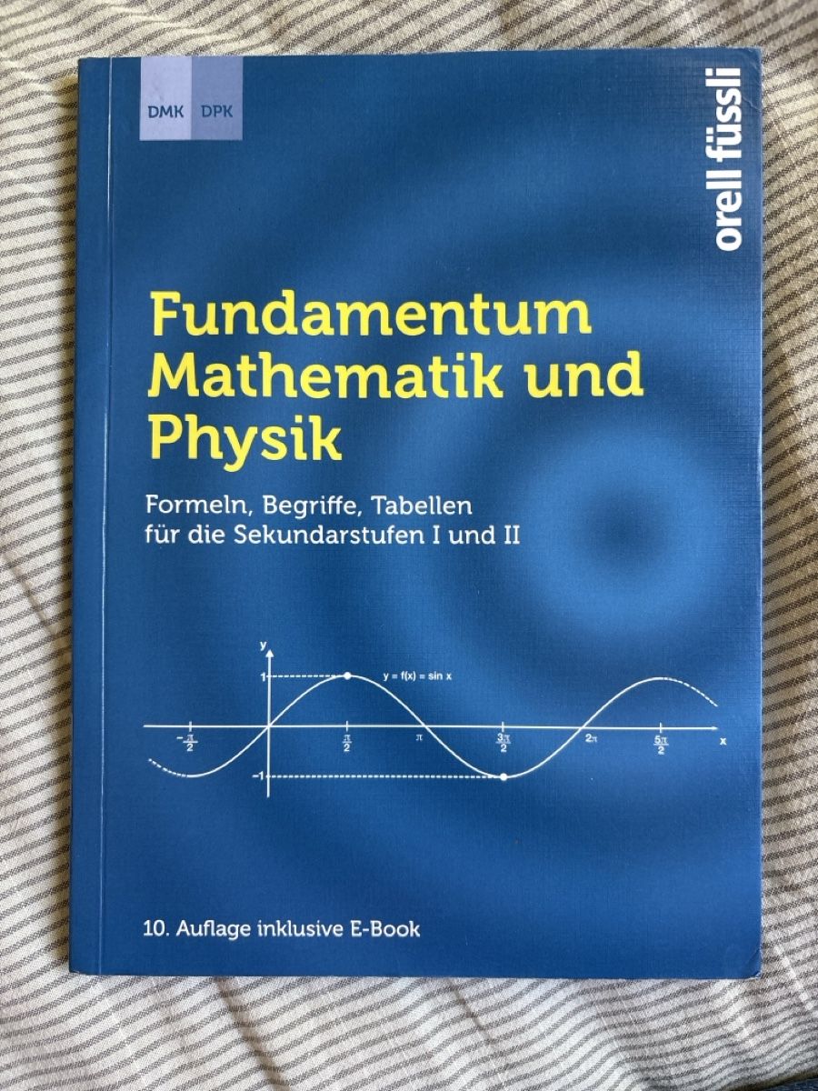Libri: Fundamentum Mathematik und Physik, 10. Auflage, – Usato da Matten b. Interl venduto da mar_krn6