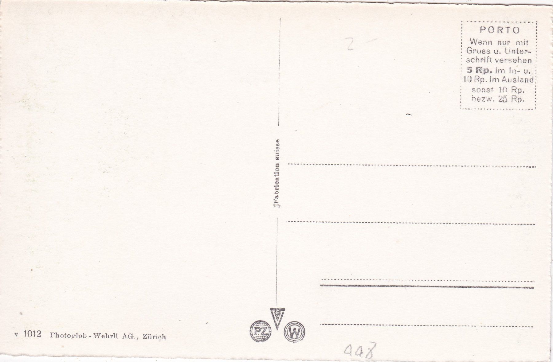 Cartoline postali: Zürich Alpenquai – Usato da Herisau venduto da Lisegrat2008 1
