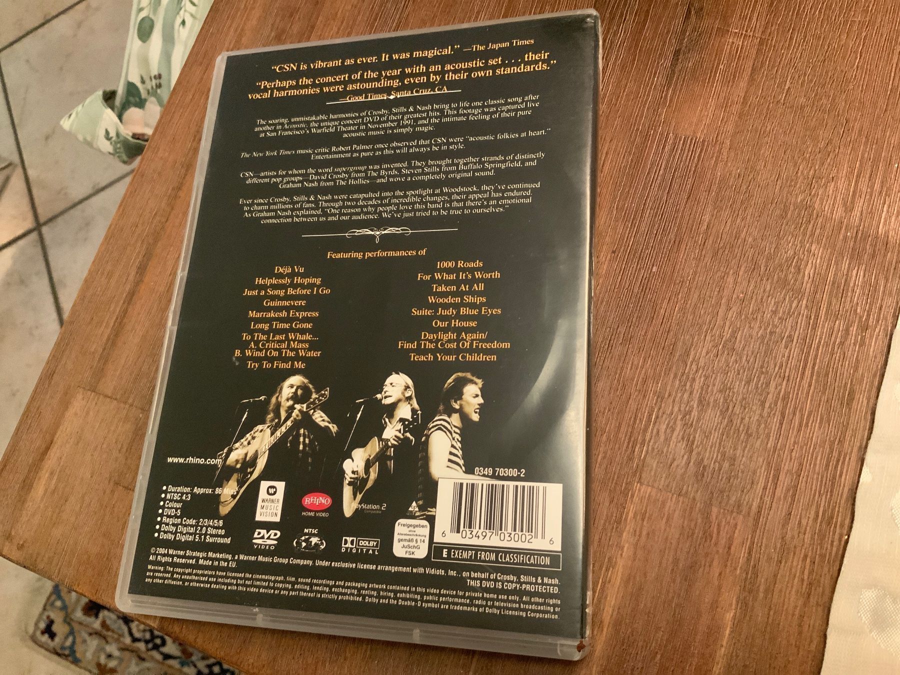 Alle DVDs: Crosby, Stills & Nash, DVD – Gebraucht aus Uster von Macita56 1