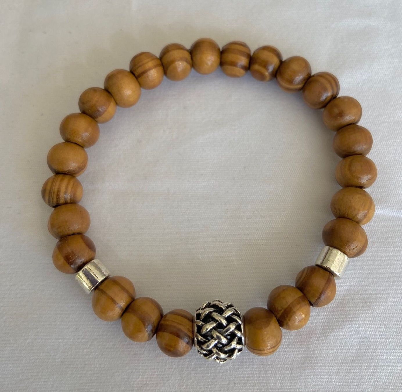 Bracciali & Braccialetti: Männer Holzperlen Armband auf Mass – Nuovo e nell'imballaggio originale da Zuzwil SG venduto da Lemliskat