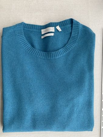50% Cashmere /50% Seide Pullover, Damen Gr.S ,Türkis