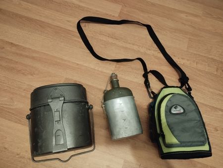 Schweizer Armee Feldflasche mb 40  Kochgeschirr mz 1940
