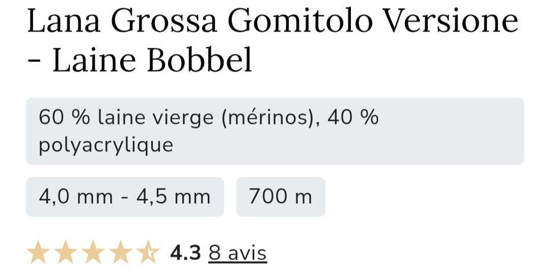 Laine: gomitolo versione – Neuf avec emballage d'origine à Bulle par nora169 1
