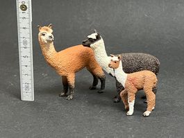 Schleich Alpaka Stute Fohlen Hengst