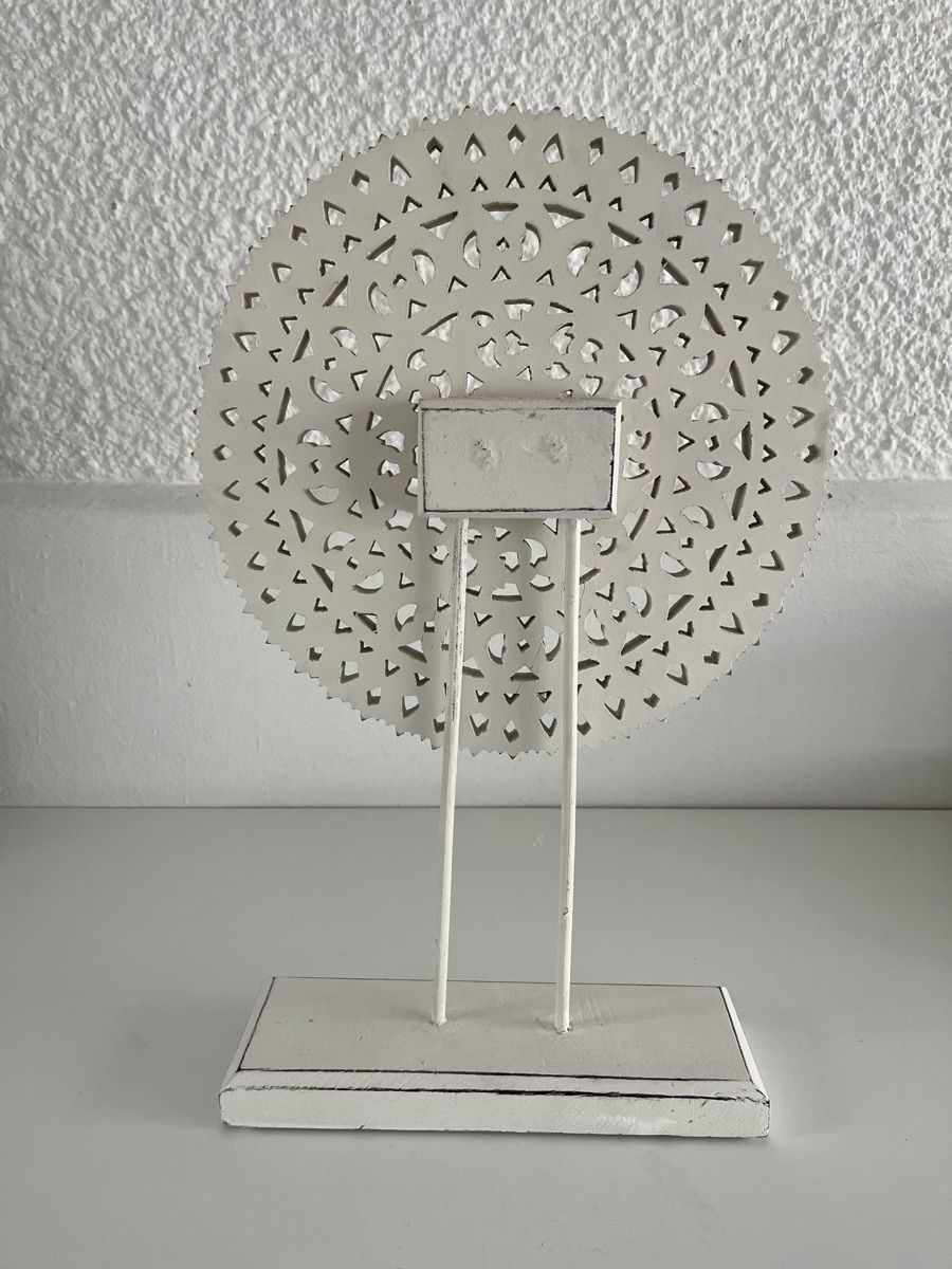 Skulpturen & Statuen: grosser Holz-Schnitz-Deko-Scheibe / Shabby Chic – Gebraucht aus Wetzikon ZH von seli03 3