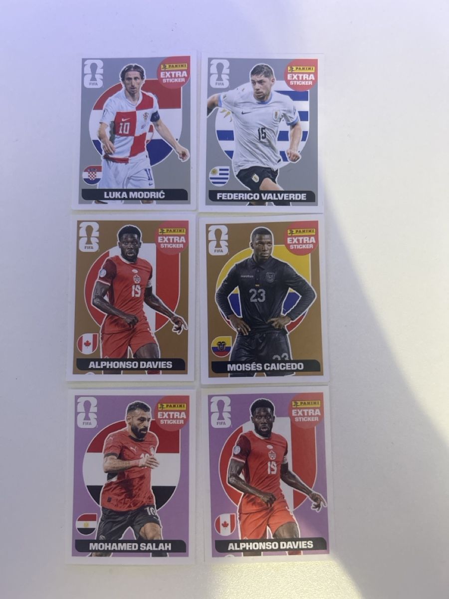 Panini Carte collezionabili: Panini WM Sticker EXTRA 6er Set – Nuovo e nell'imballaggio originale da Oberarth venduto da Shekli1