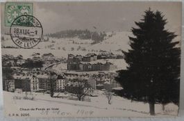 LA CHAUX-DE-FONDS  -  hiver - 1904