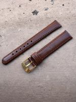 Bracelet de montre cuir - vintage - 16mm
