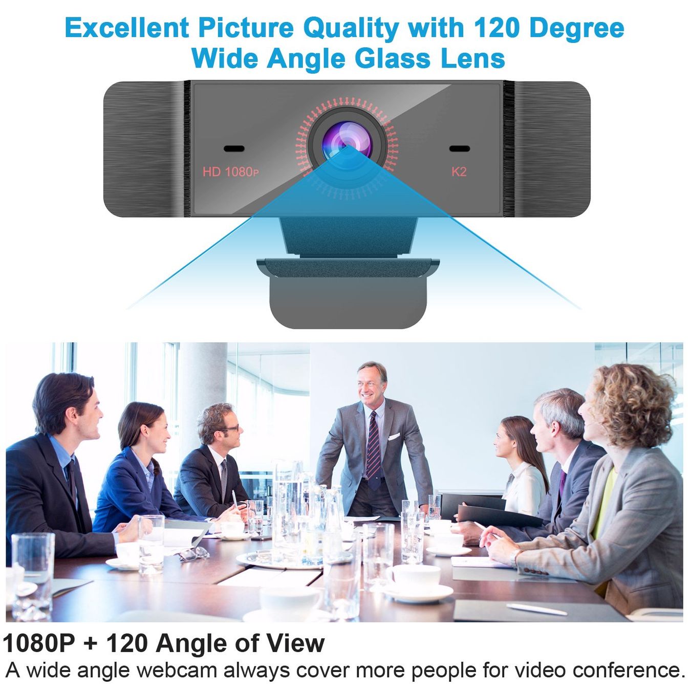 Webcam: 2 x Web Camera, HD, USB Anschluss Typ A, plug and play, NEU – Nuovo e nell'imballaggio originale da Ebikon venduto da aletechnik 4