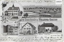 Souvenir de Villars-Bozon - Pension, College, Auberges