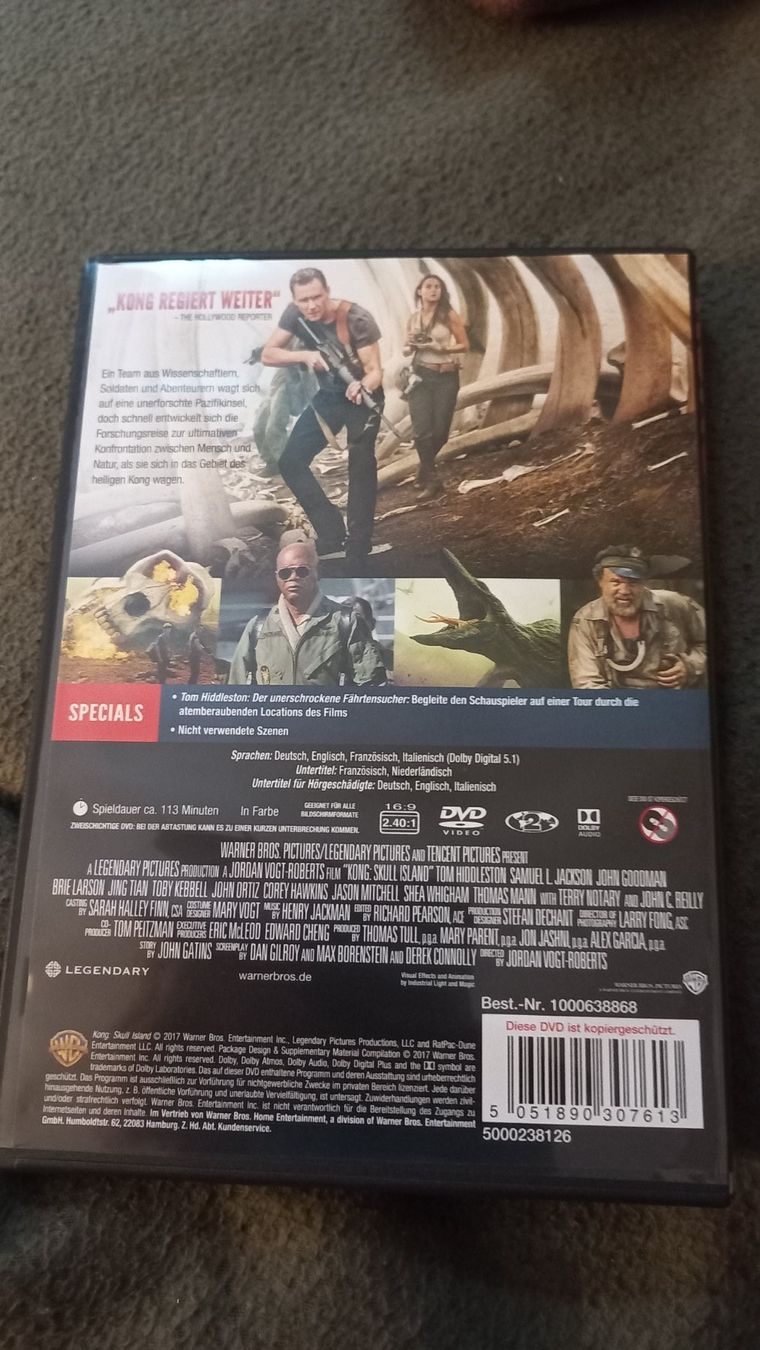 Tutti i DVDs: KONG - SKULL ISLAND DVD – Usato da Olten venduto da Donatello1984 1