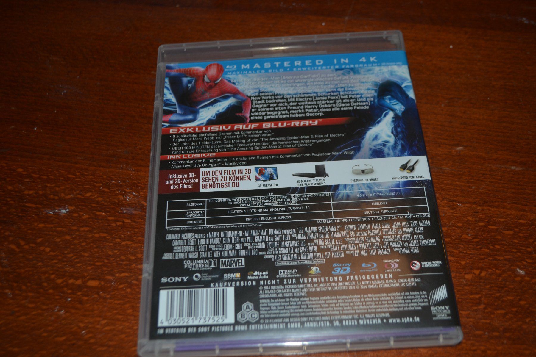 Tous les DVDs: the amazing Spider-Man 2 in 3D – D'occasion à Laupen ZH par chefdom 1