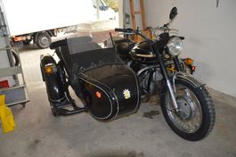 Motorrad mit Seitenwagen - Dnepr MT 16 Gespann ab MFK