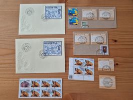 CH-Briefmarken hohe Werte gestempelt Zustand gemäss Bilder