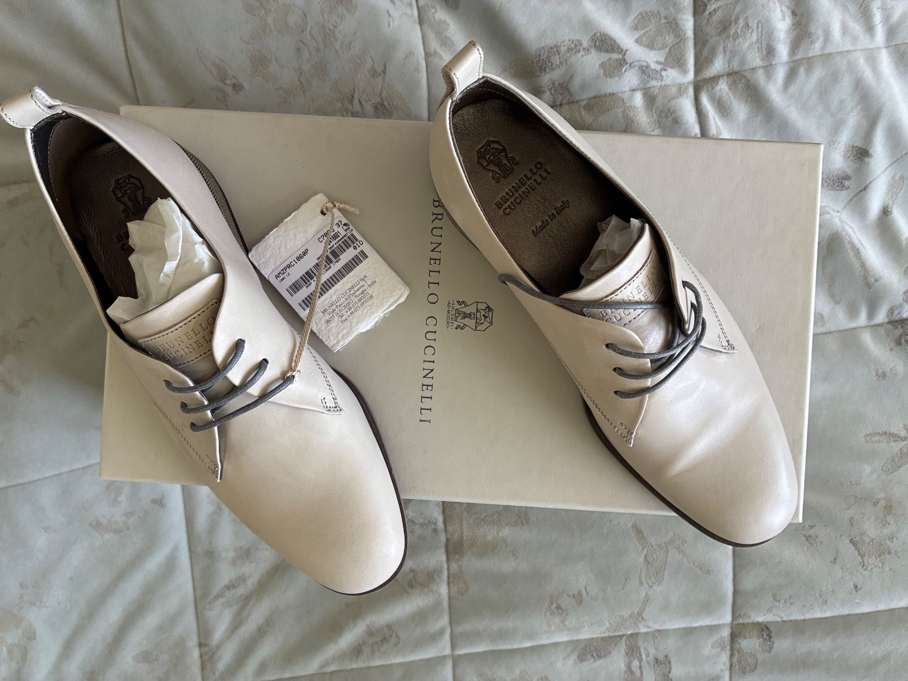 Brunello Cucinelli Scarpe da donna: Brunello Cucinelli new derby shoes – Nuovo e nell'imballaggio originale da Zürich venduto da DrODrMo