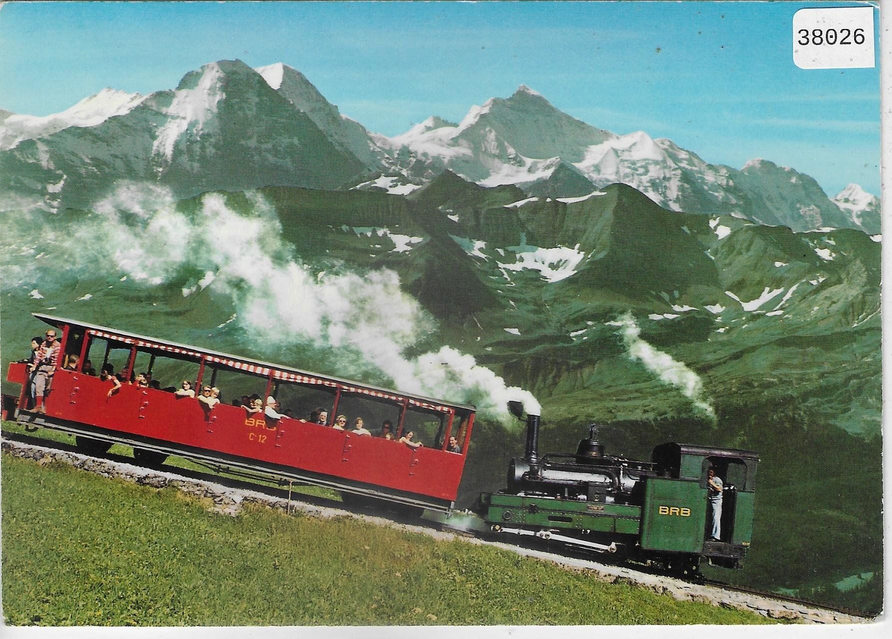 Ansichtskarten: Brienz-Rothorn-Bahn – Gebraucht aus Ettingen von Kartenplanet