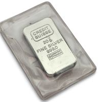 Credit Suisse Silberbarren 20g 999.0 Valcambi Vintage