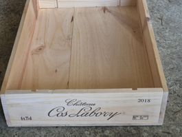 Weinkiste 6er leer 50x33x10cm