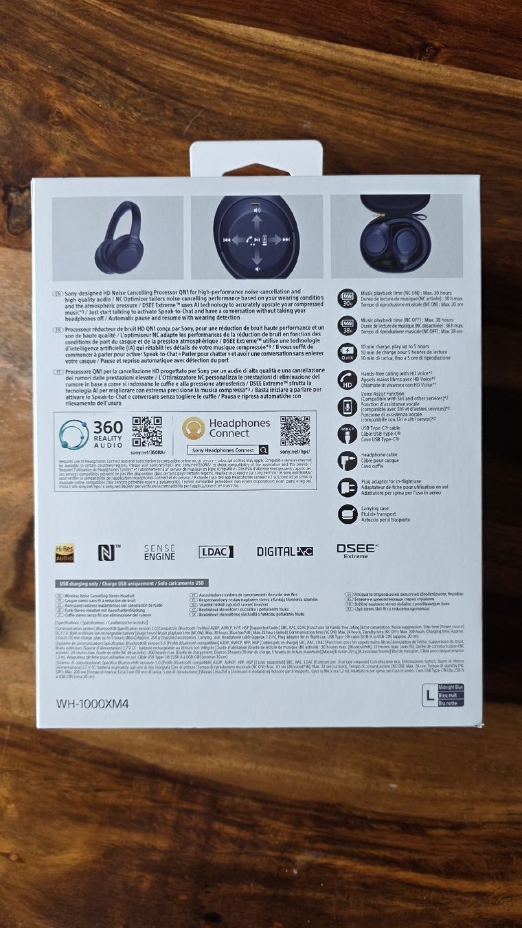 Sony Cuffie: Sony WH-1000XM4 Midnight Blue – Usato da Mettau venduto da eli_k78v 8
