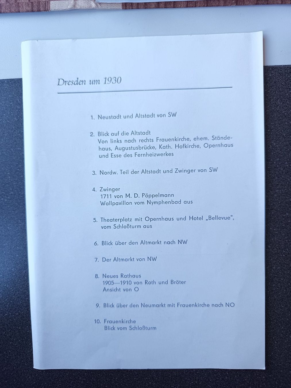 Poster & Bilder: Dresden um 1930 , historische Bilder – Gebraucht aus Oberegg von A-Z.Handel.Loehrer 6