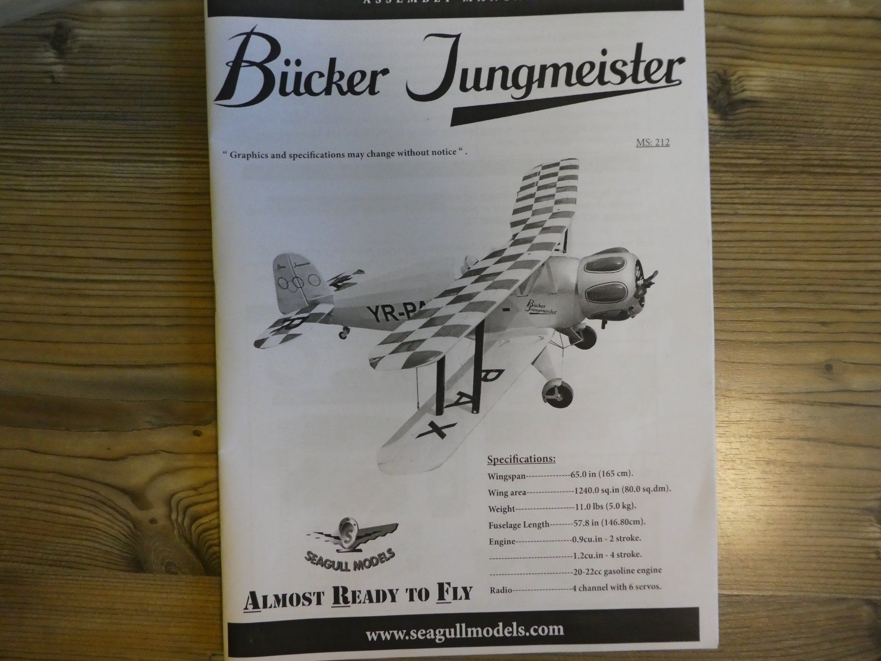 Seagull RC Kits de montage: Bücker Jungmeister – Neuf (Voir description) à Frauenfeld par Pege4 6
