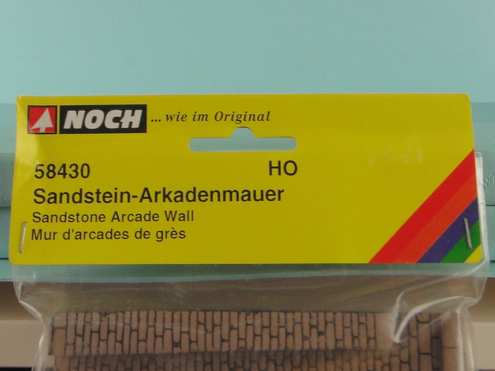 Noch Modellini di ferrovie: NOCH H0 Sandstein-Arkadenmauer – Usato da Bülach venduto da cann11 1