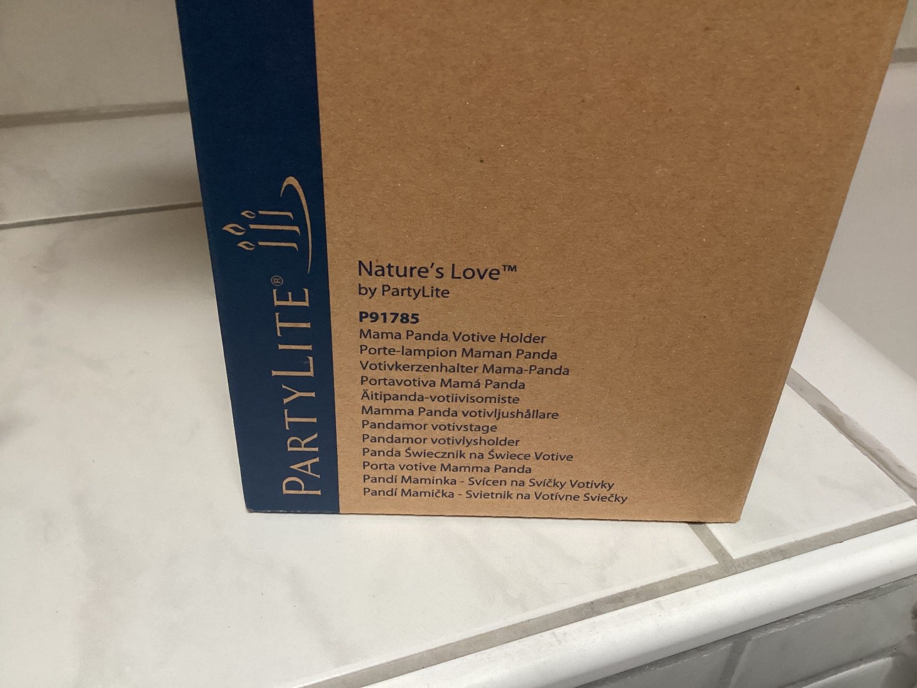 Partylite Tutte le decorazioni: Süsser Panda Teelichthalter PartyLite – Nuovo e nell'imballaggio originale da lyss venduto da Dsll 1