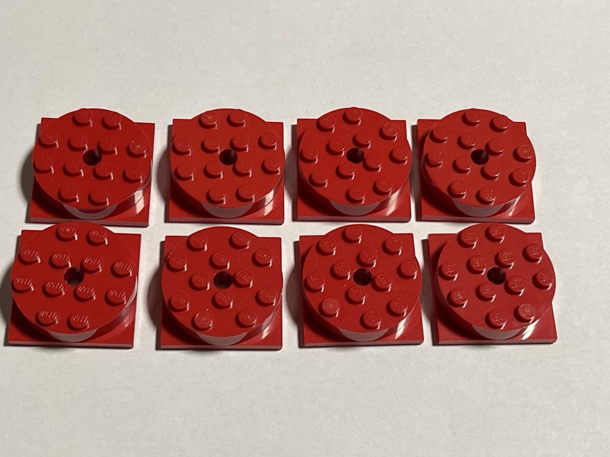 Lego Giocattoli: LEGO - 8 Rote rund Steine – Usato da Gelterkinden venduto da cobra0110