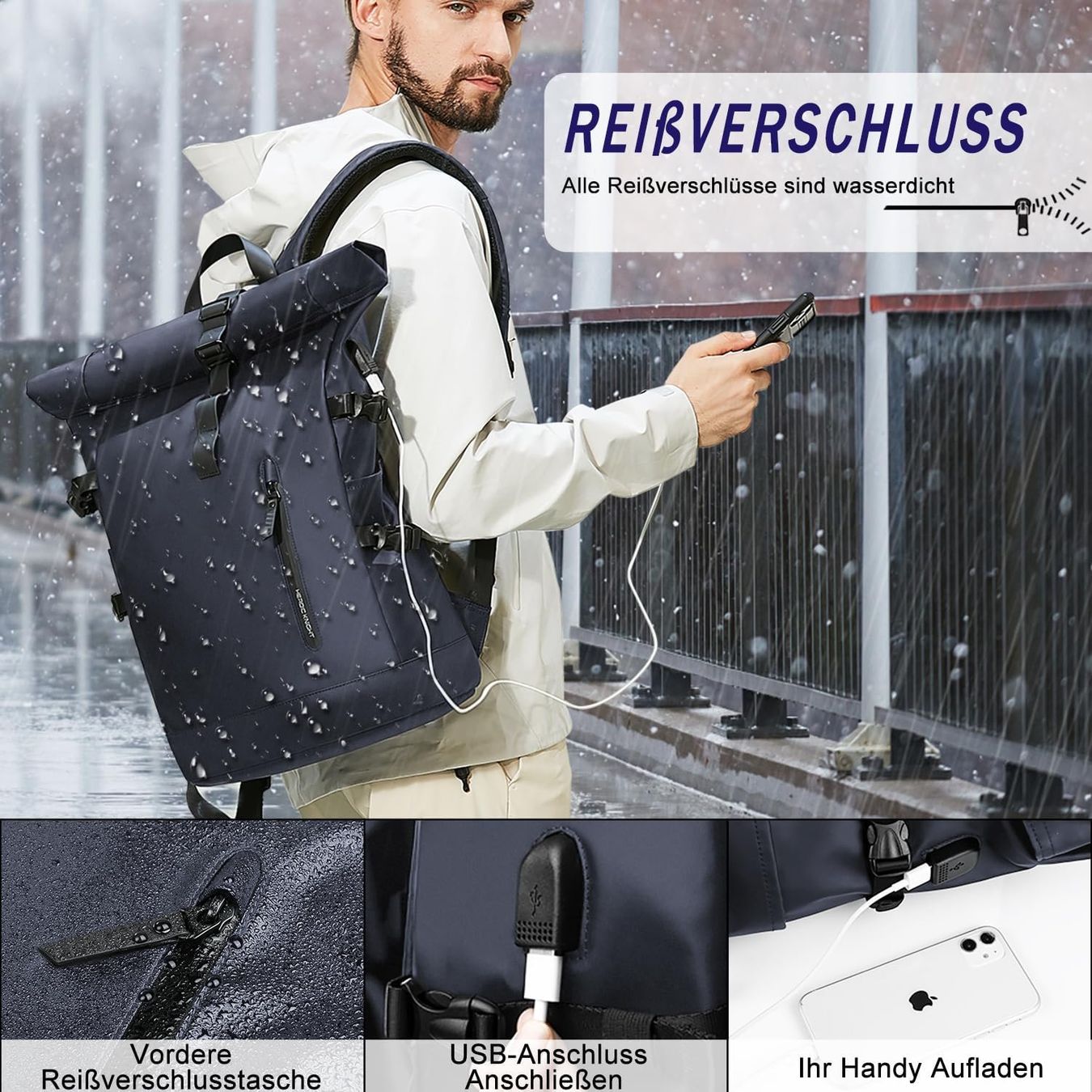 Rucksäcke: Rolltop Extendo Rucksack – Neu und originalverpackt aus Geneve von Titi2008 6