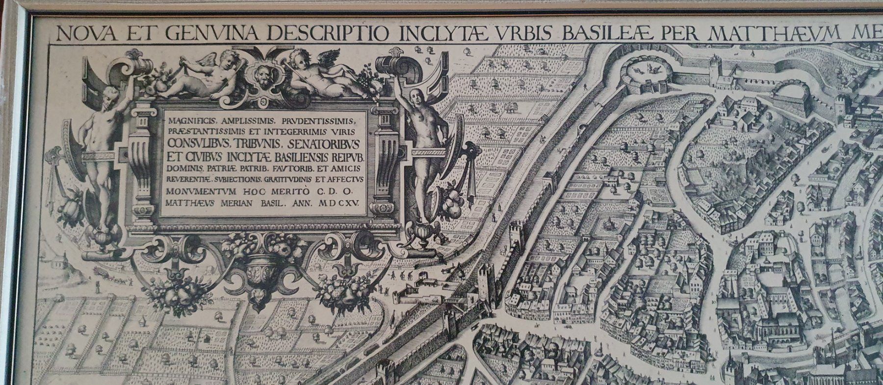 Foto & Immagini: Grosses Bild - Stadtplan Basel nach Merian – Usato da Kreuzlingen venduto da Rschweiz1 5