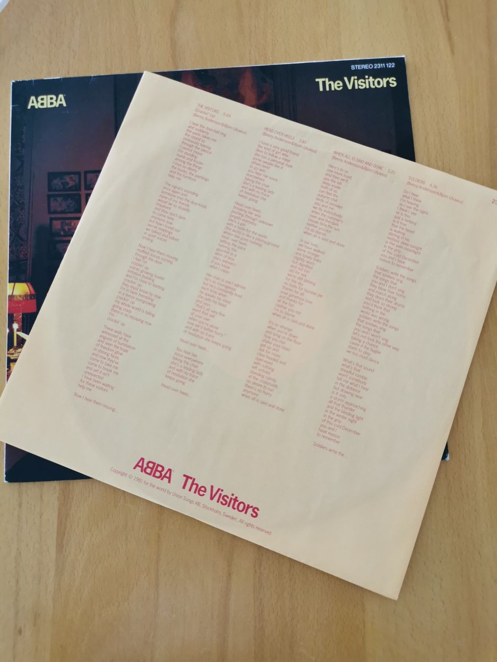 Dischi in vinile: ABBA - The Visitors - LP – Usato da St.Gallen venduto da Tamal0204 2