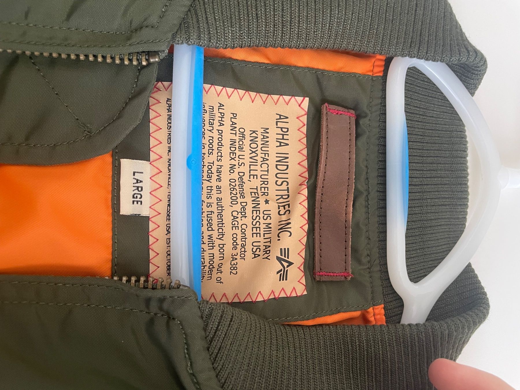 Alpha Industries Giacche: Alpha Industries Jacke Grün Grösse L – Usato da Regensdorf venduto da Nicolas0101 2