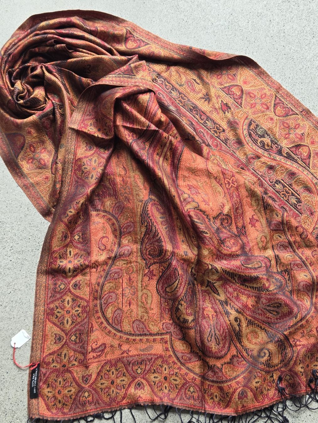 Foulard & Sciarpe: Seidenschal, 55 x 190 cm – Nuovo e nell'imballaggio originale da Frauenfeld venduto da Schenken-mit-Herz 2