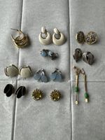 10 sets of vintage earrings