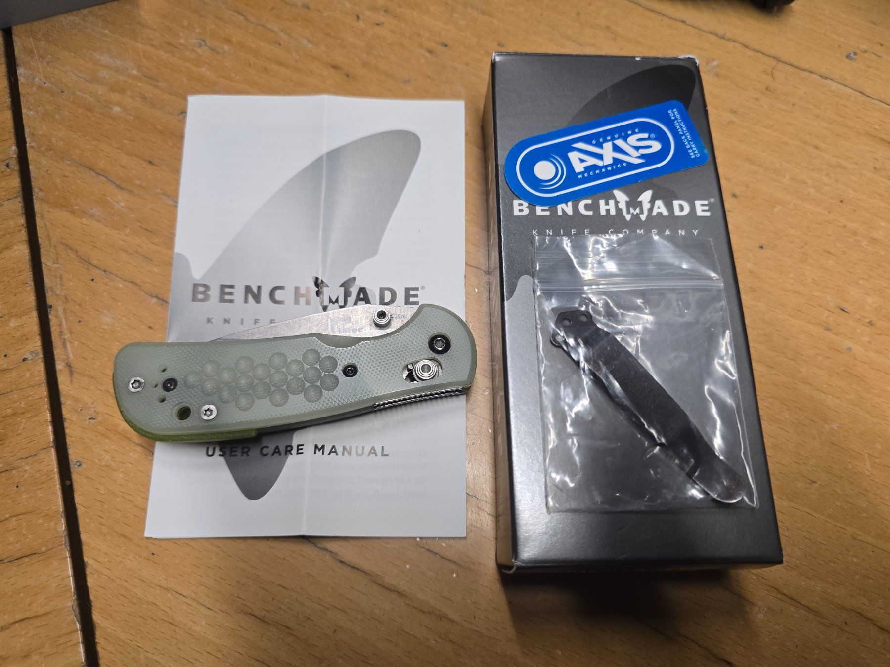 Benchmade Doug Ritter Mini RSK Kevin Wilkins Griffen (Gebraucht) in ...